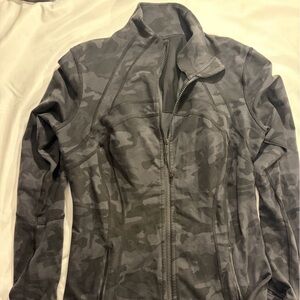 lululemon athletica Gray Camo Jacket